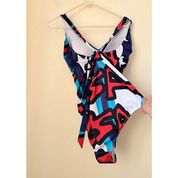 Stephen Sprouse x Target Swimsuit USA Graffiti One Piece 20th Anniversary 3XL - Picture 6 of 6